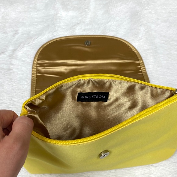 Nordstrom Bags Nwt Nordstrom Cosmetic Pouch In Bright Yellow Poshmark